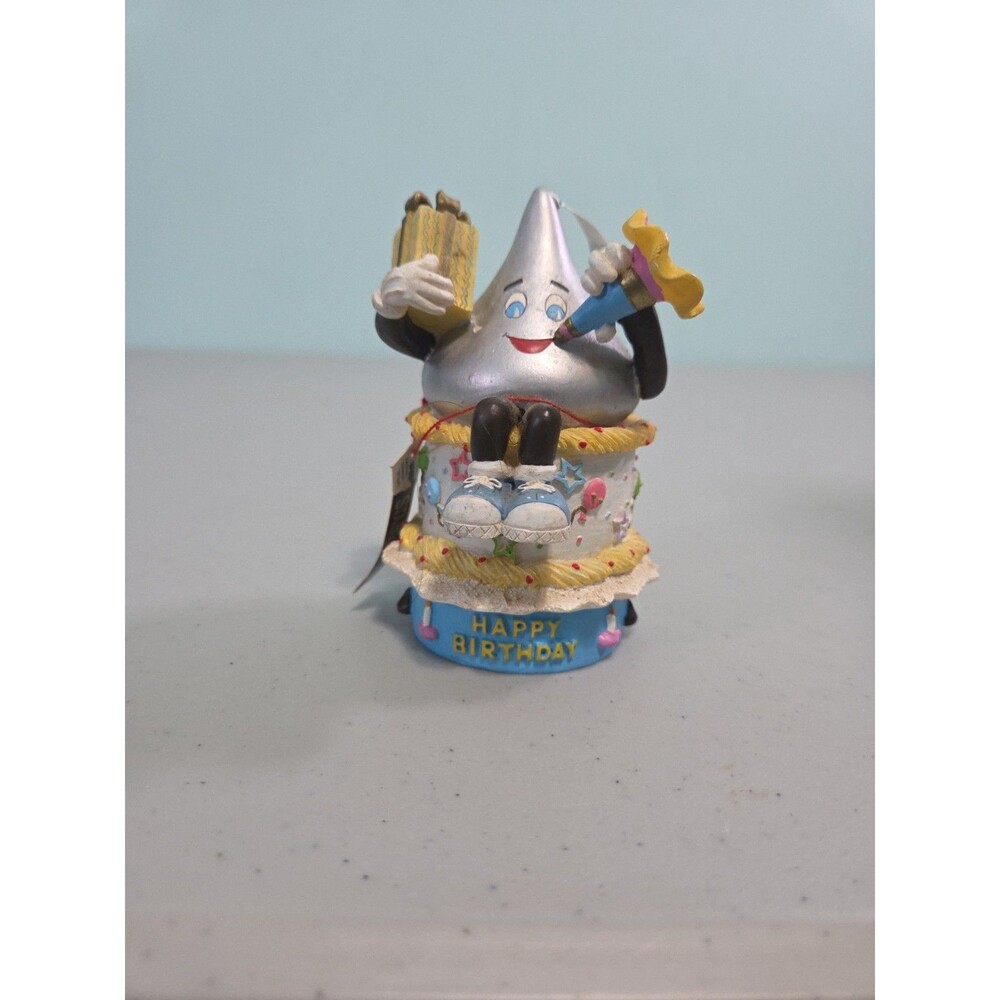 Hershey's Collectible 2000 Happy Birthday From Hersheys Resin Figure Cake Topper